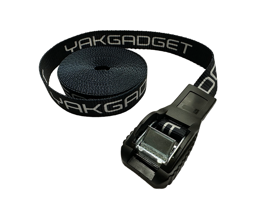 YakGadget LockDown Cam Tie Down Strap 15' (Single)