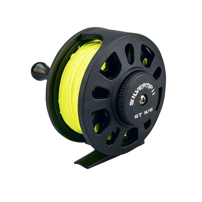 Jackson Hole Fly Company Silvertip II 5/6 Fly Fishing Reel Spooled With 5WT Fly Line