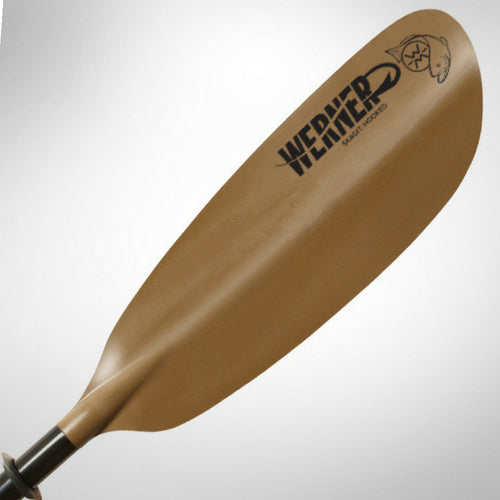 Werner Skagit Hooked Straight Shaft Fishing Kayak Paddle - Eco Fishing Shop
