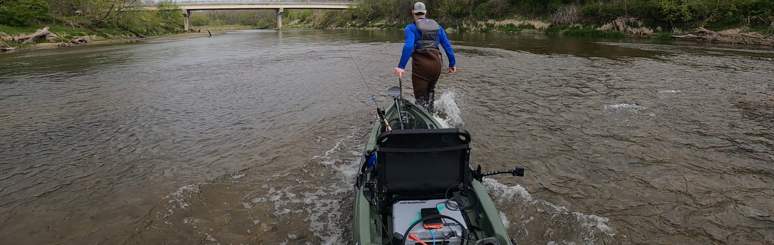 How to Stay Safe Kayak Fishing Upriver With a Motor