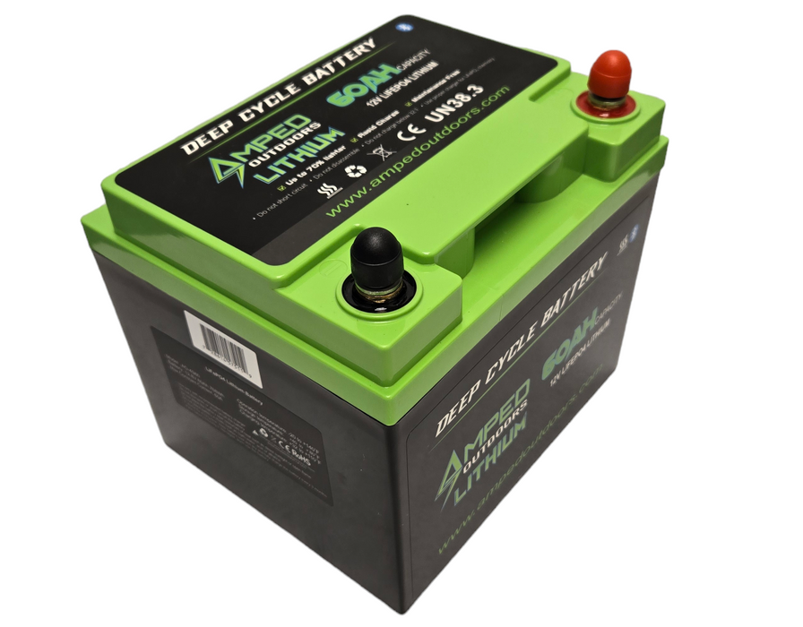 Amped Outdoors 12V 60AH LiFePO4 Lithium Battery