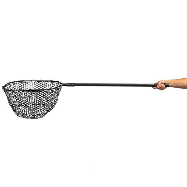 YakAttack 16” x 19” Landing Net w/ 35.5” Long Telescoping Handle and Rubber Netting