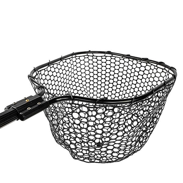 YakAttack 16” x 19” Landing Net w/ 35.5” Long Telescoping Handle and Rubber Netting