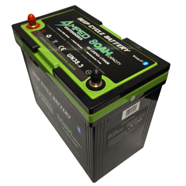 Amped Outdoors 16V 80Ah LiFePO4 Lithium Battery