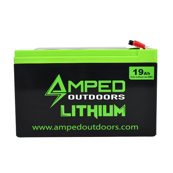 Amped Outdoors 19Ah Lithium Battery (14.8V NMC) with Charger