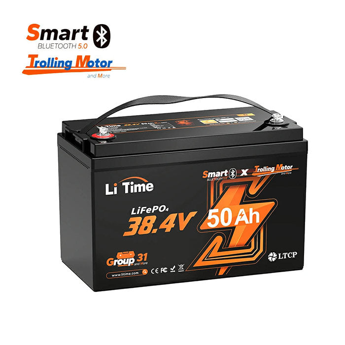 LiTime 36V 50Ah Bluetooth Lithium Battery