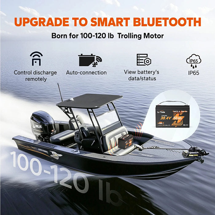 LiTime 36V 50Ah Bluetooth Lithium Battery