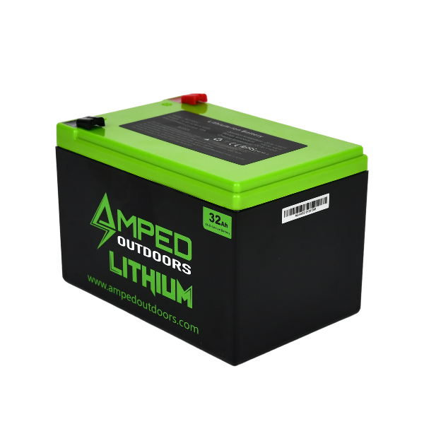 Amped Outdoors 32Ah Lithium Battery (14.8V NMC) with Charger