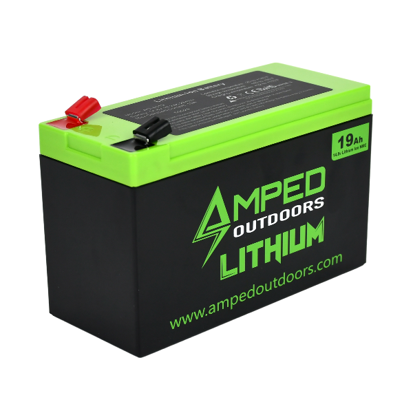 Amped Outdoors 19Ah Lithium Battery (14.8V NMC) with Charger