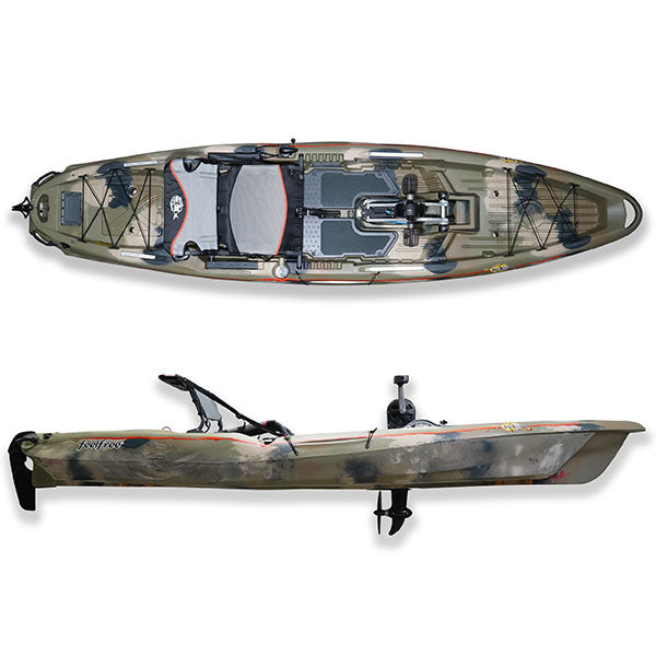 3 Waters Big Fish 120 Pedal Drive Fishing Kayak — Eco Fishing Shop