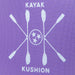 Kayak Kushion Square Kushion | Vivid Collection