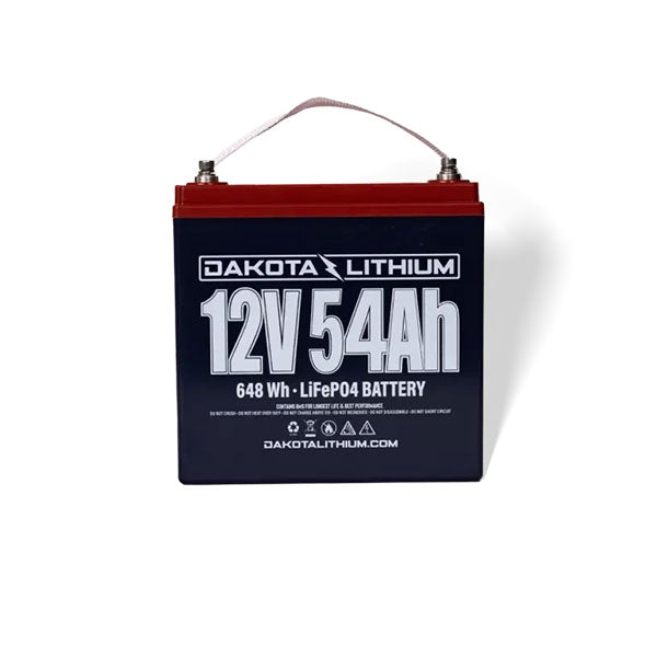 Dakota Lithium 12V 54AH Deep Cycle LiFePO4 Battery