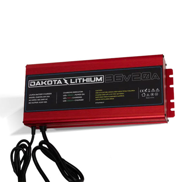 Dakota Lithium Ultra Fast 36V 20A Waterproof LiFePO4 Onboard Battery Charger