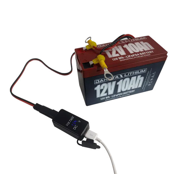 Dakota Lithium USB Phone Charger, Voltmeter, & Terminal Adapter Wiring Kit