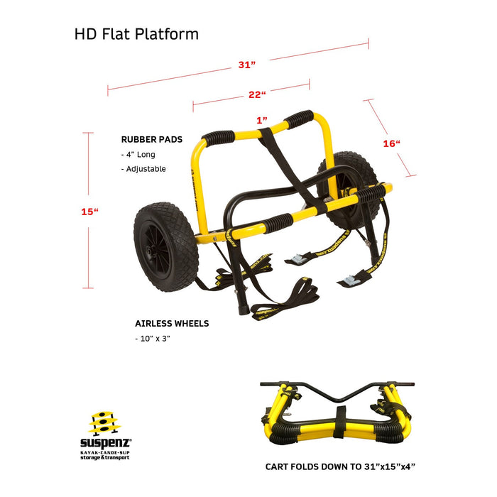 Suspenz Heavy Duty Airless Cart