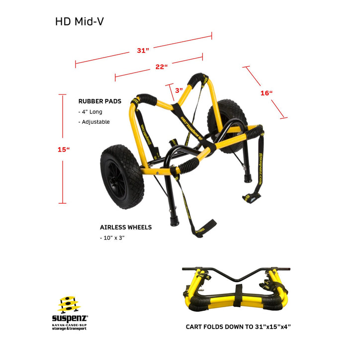 Suspenz Heavy Duty Airless Cart