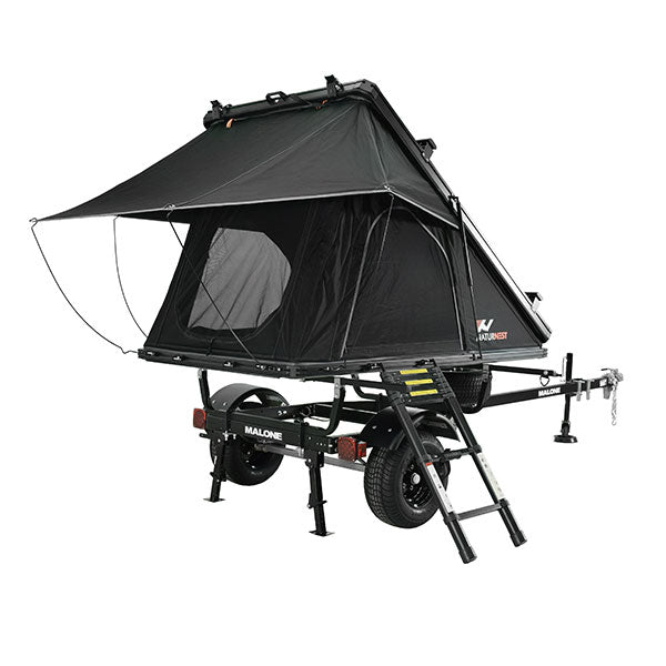 off road trailer with roof top tent Malone MicroSport Off-Road Overland Trailer Package