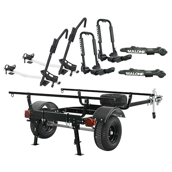 Malone MicroSport™ Overland™ Tent Trailer Package- 2 Kayaks, 2 Bikes