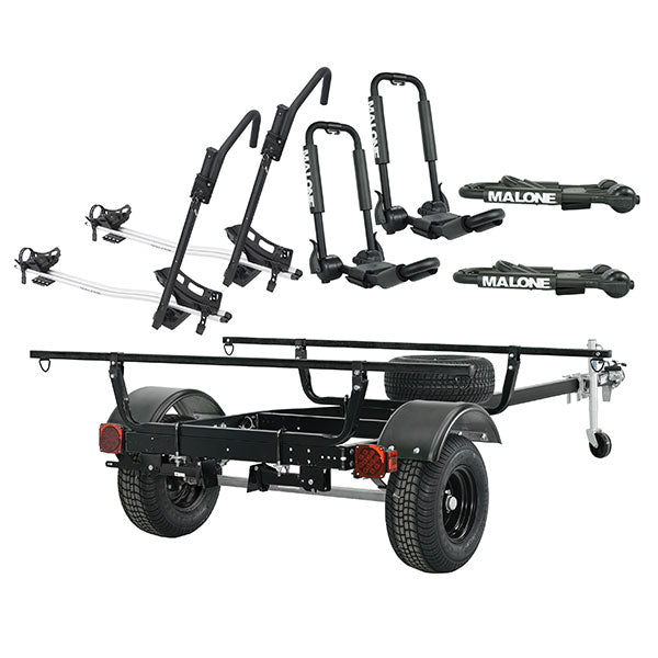 Malone MicroSport™ Overland™ Tent Trailer Package- 2 Kayaks, 2 Bikes