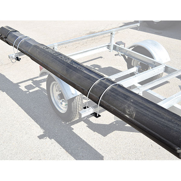 aluminum fishing rod box for trailer Malone MegaSport Fishing Rod Storage Tube with Mounting Hardware