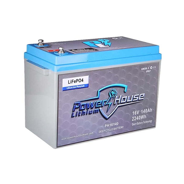 PowerHouse Lithium 16V 140Ah Deep Cycle Battery