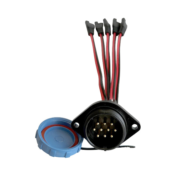 Yak Power Panel Mount and Dual Plug Jumper Harness