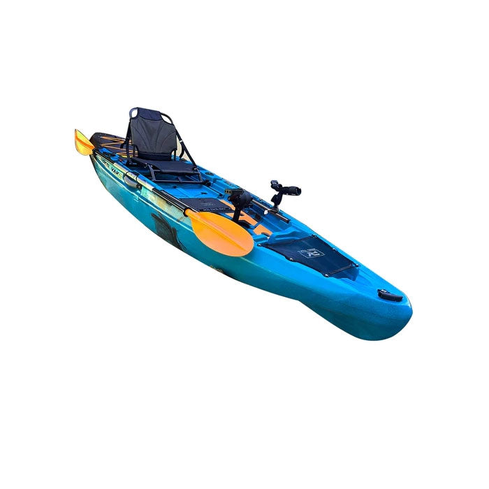 ReelYaks 10.8ft Rapido Modular Propeller Drive Pedal Fishing Kayak | 440lbs Capacity | 2 Piece