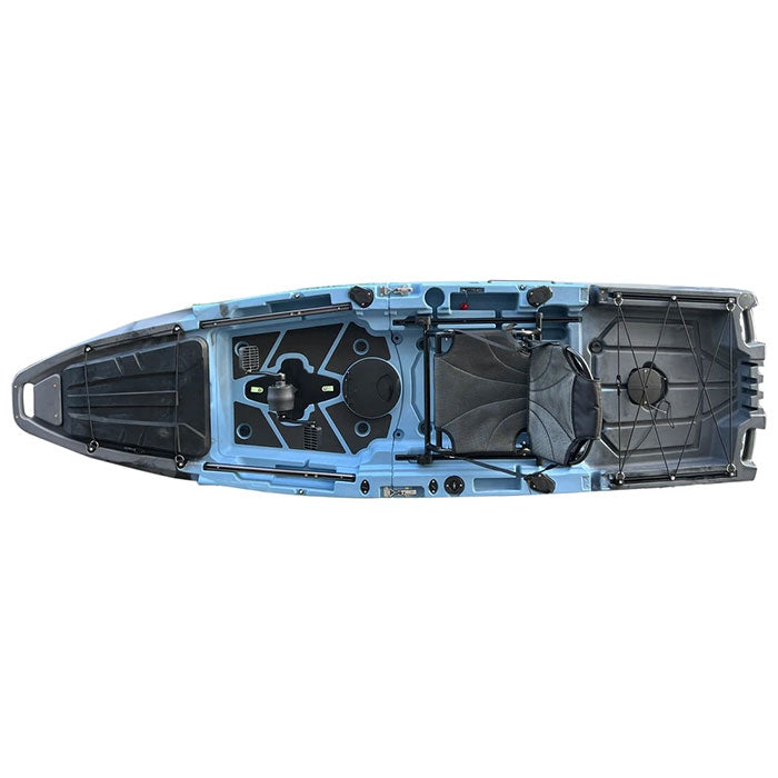 ReelYaks 10ft Recon Modular Prop Drive Pedal Fishing Kayak | 430lbs Capacity | 2 Piece