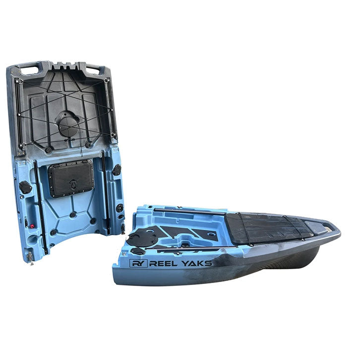 ReelYaks 10ft Recon Modular Prop Drive Pedal Fishing Kayak | 430lbs Capacity | 2 Piece