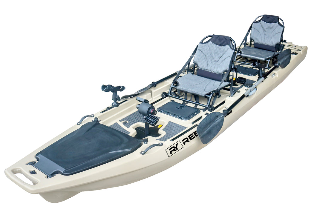 Rocket 13.8ft Tandem Prop Drive | Modular Kayak | Reel Yaks Custom / in 8 - 11 weeks / 360 Swivel Seat Rocket 13.8ft Tandem Prop Drive | Modular Kayak | Reel Yaks Custom / in 8 - 11 weeks / 360 Swivel Seat