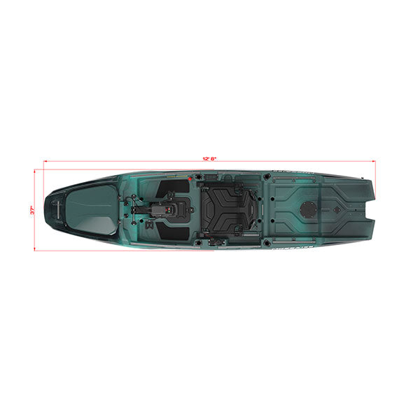 VoyaX Mossa 128 Fishing Kayak