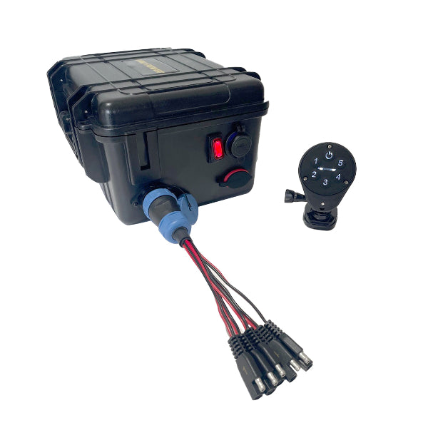 Yak Power Portable Power Station with 5 Circuit Wireless Digital Switching System