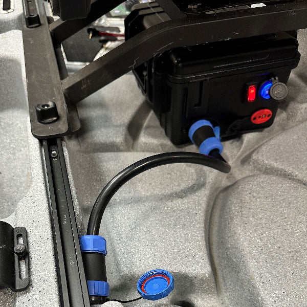 Yak Power Panel Mount and Dual Plug Jumper Harness