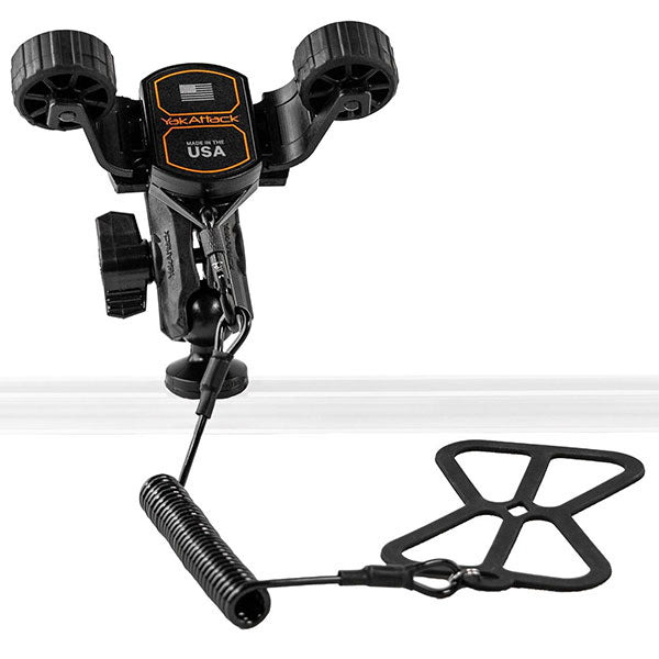 YakAttack RotoGrip Phone Holder w/ 1" Screwball Track Mount