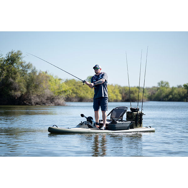pedal fish sup air 11 FeelFree AirShip Pedal Fishing SUP/Kayak — Eco Fishing Shop