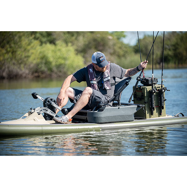 pedal fish sup air 11 FeelFree AirShip Pedal Fishing SUP/Kayak — Eco Fishing Shop
