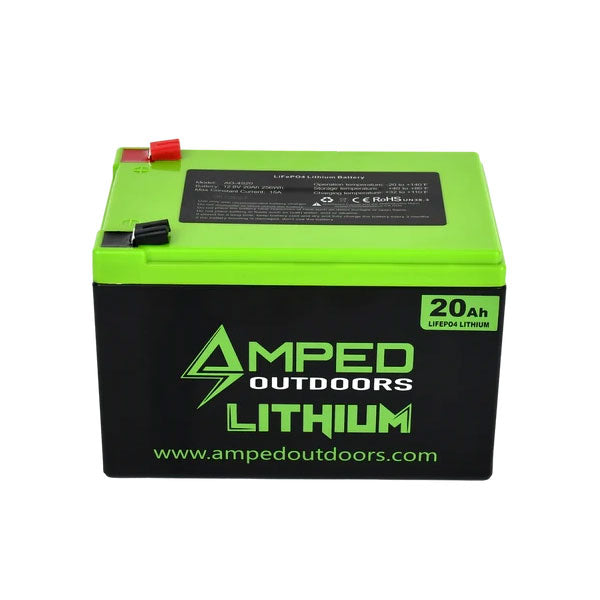 Amped Outdoors 12V 20AH LiFePO4 Lithium Battery