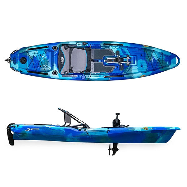 3 Waters Big Fish 120 Pedal Drive Fishing Kayak — Eco Fishing Shop