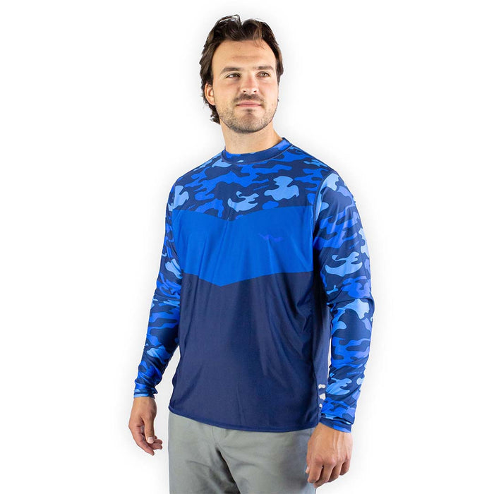 WindRider Chemises de pêche à manches longues pour homme - Chemise UV UPF 50+ pour homme, Mahi Madness, Moyen WindRider Chemises de pêche à manches longues pour homme - Chemise UV UPF 50+ pour homme, Mahi Madness, Moyen