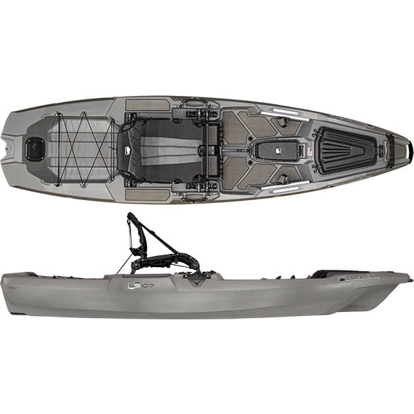 bonafide ss107 pedal drive Bonafide SS107 Kayak, Top Gun Grey