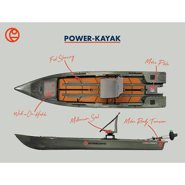Crescent Cres-Craft Fishing Kayak
