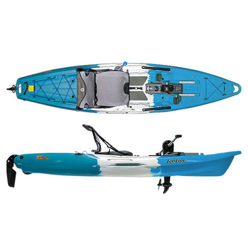 Feelfree Flash PD Fishing Kayak, Ice Cool (1 Left in Stock & Ready to SHIP)