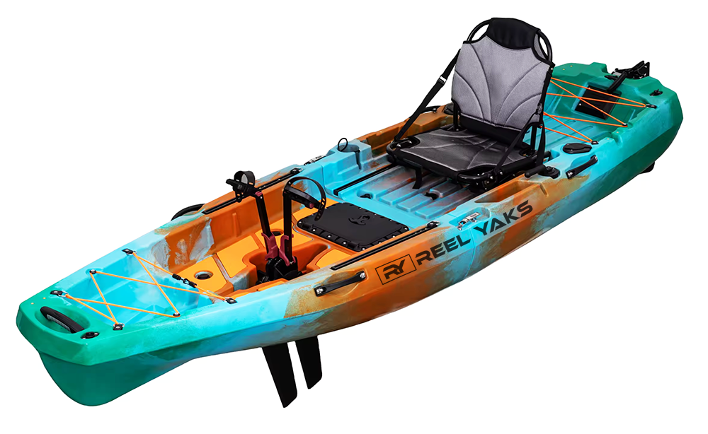 ReelYaks Radar 10ft Modular Pedal Fishing Kayak