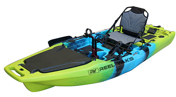 pedal rocket ReelYaks Rocket 9.8ft Modular Pedal Fishing Kayak — Eco Fishing Shop