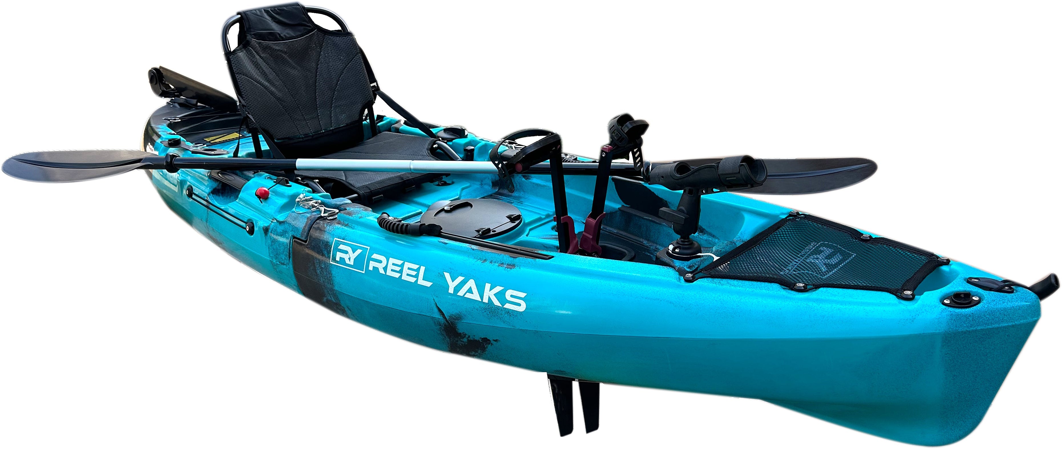 Reelyak Ranger ReelYaks Raptor 9.5ft Modular Pedal Fishing Kayak — Eco Fishing Shop