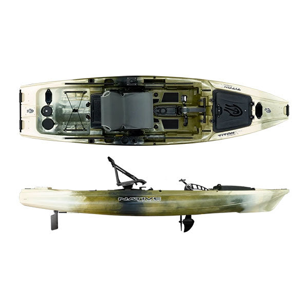 Native Watercraft TitanX Propel 12.5 Fishing Kayak — Eco Fishing Shop
