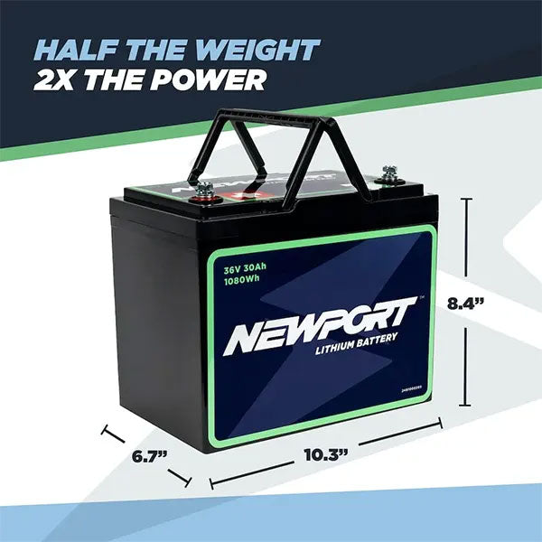 Newport 36V 30AH Lithium Battery With Charger