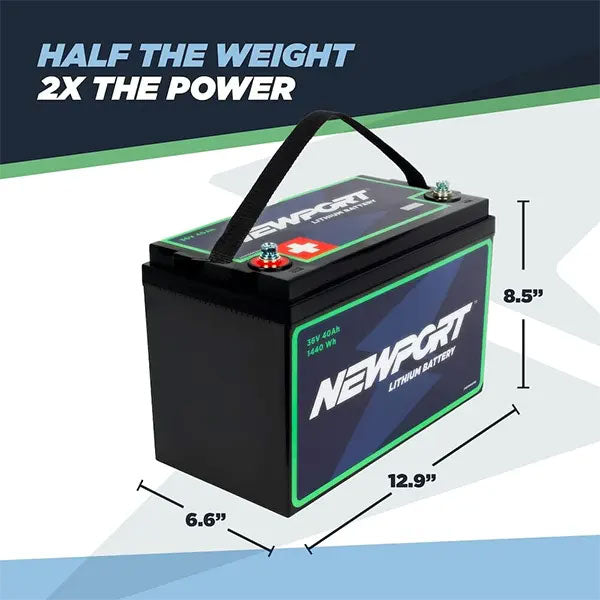 Newport 36V 40AH Lithium Battery With Charger