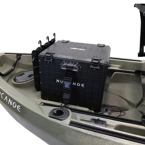 black desert fishing boat accessories YakAttack BlackPak Pro Kayak Fishing Crate