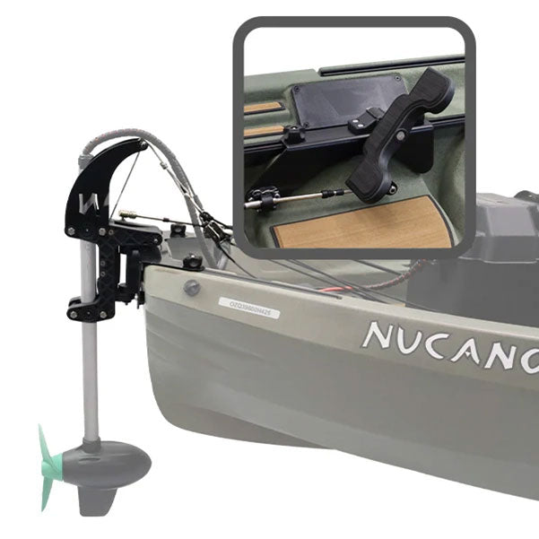 NuCanoe Quick Connect Foot Steering Mounting and Control Kit